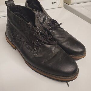 Marc New York Black Leather Men's Chukka Boot Size 8